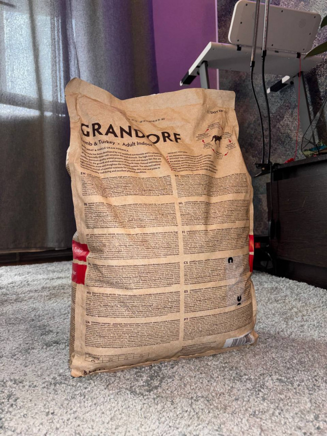 Grandorf 8 кш для кошек с индейкой